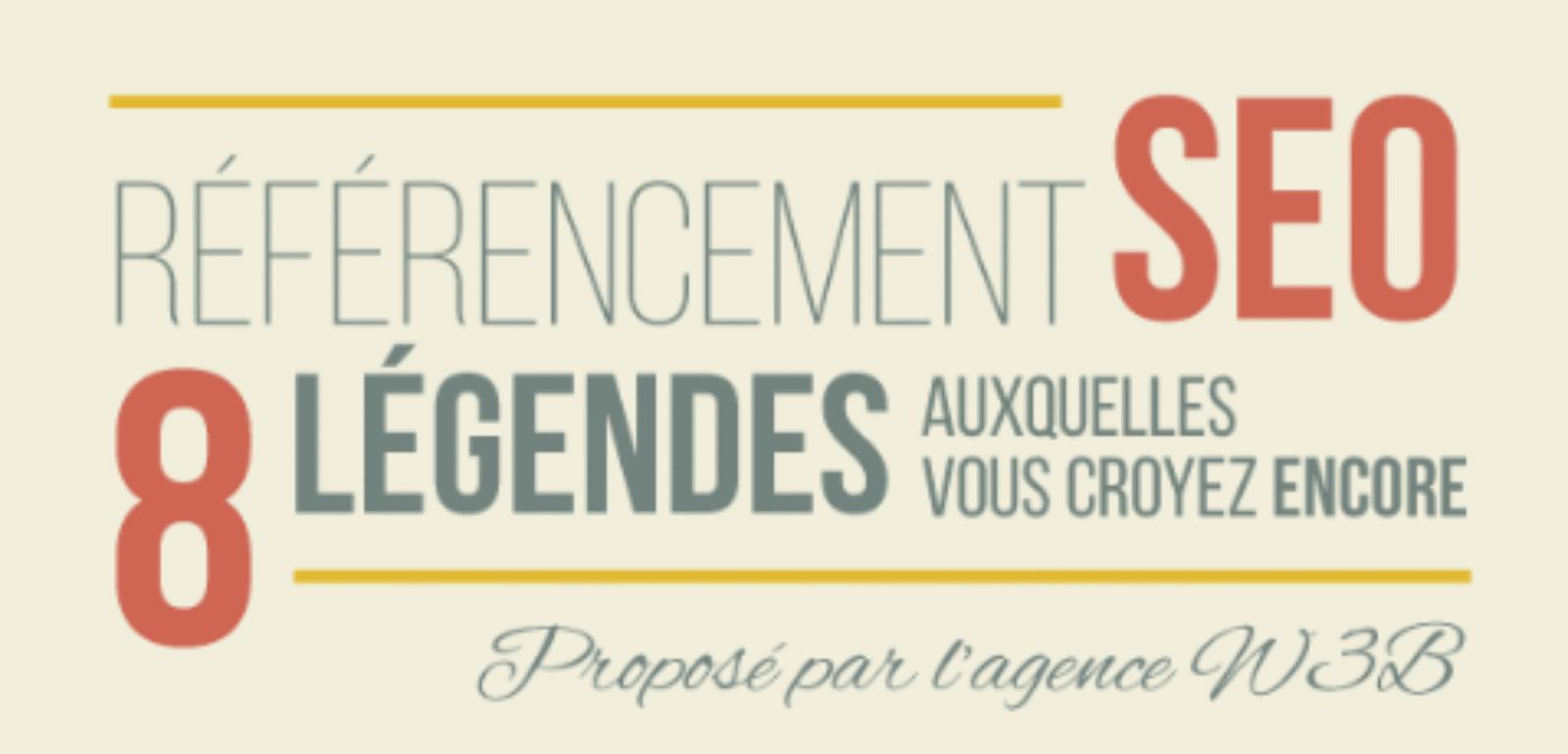 8 choses fausse sur le SEO #Bullshit