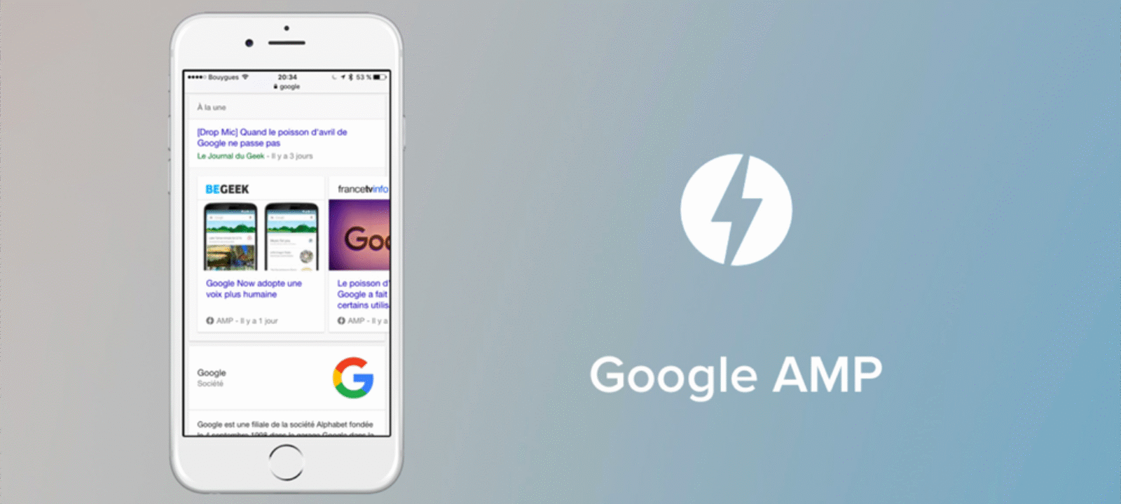 Site d’actu non compatible AMP : attention à la chute !