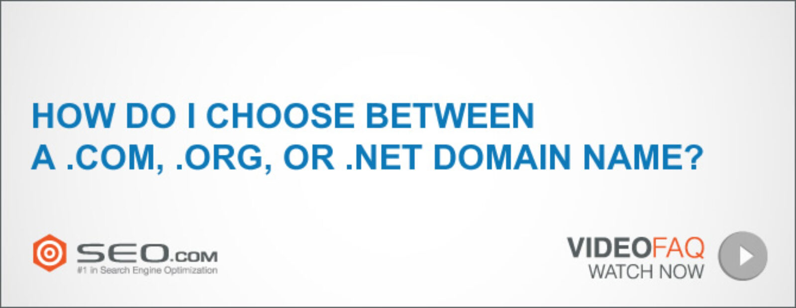 Comment choisir entre un nom de domaine .com, .org ou .net?