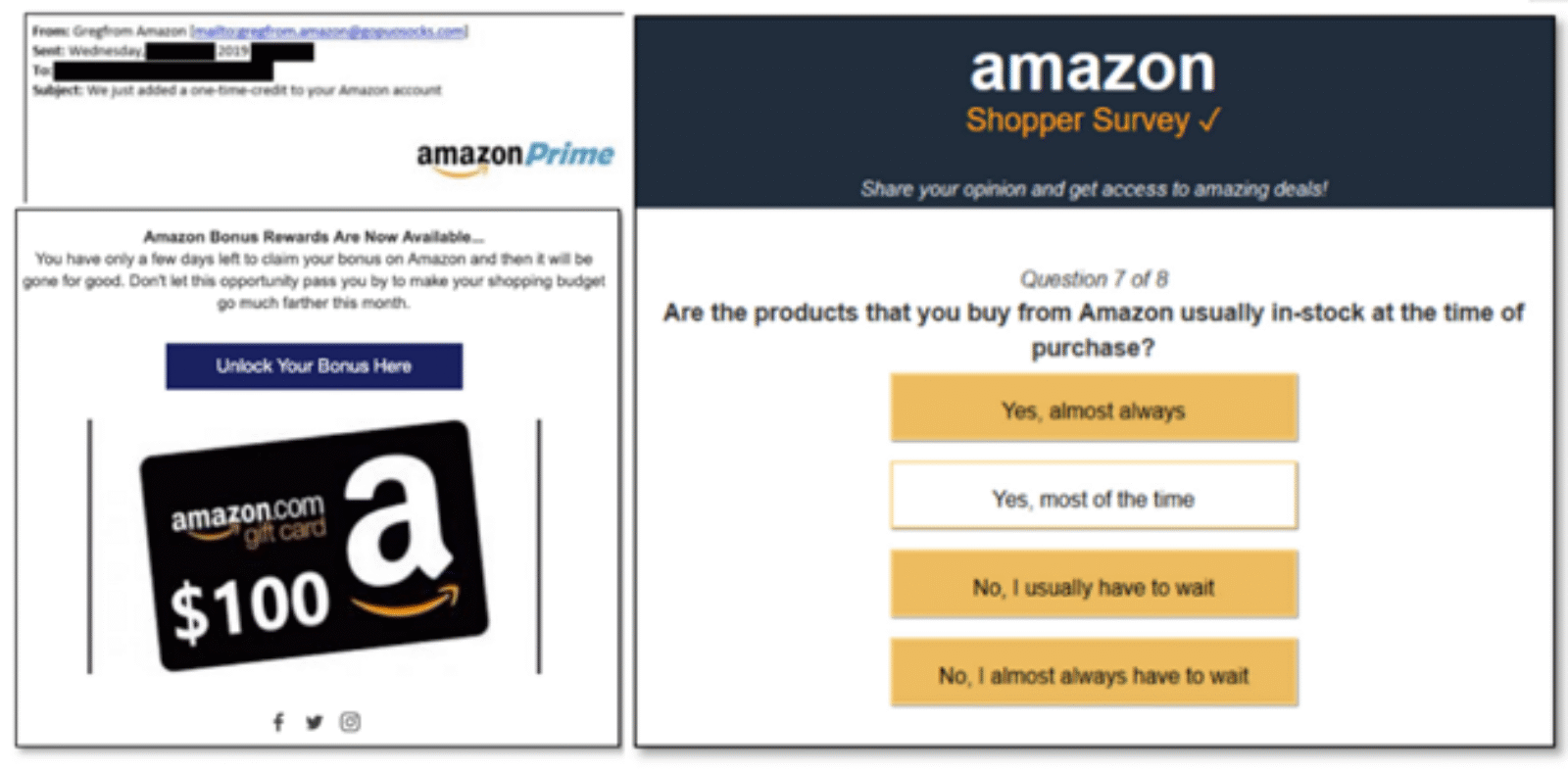 Ce message vient-il vraiment d’Amazon? Un géant de la technologie sévit contre les campagnes de courriels frauduleux